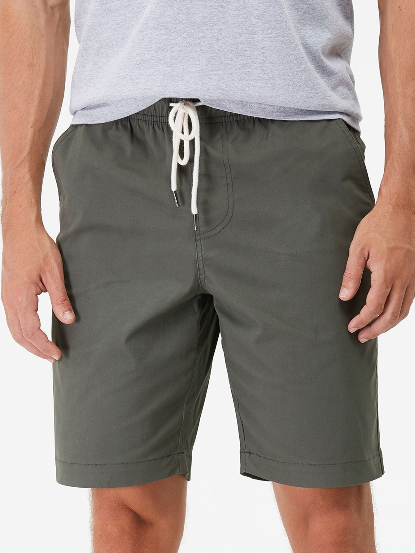 Drawstring Chino Shorts