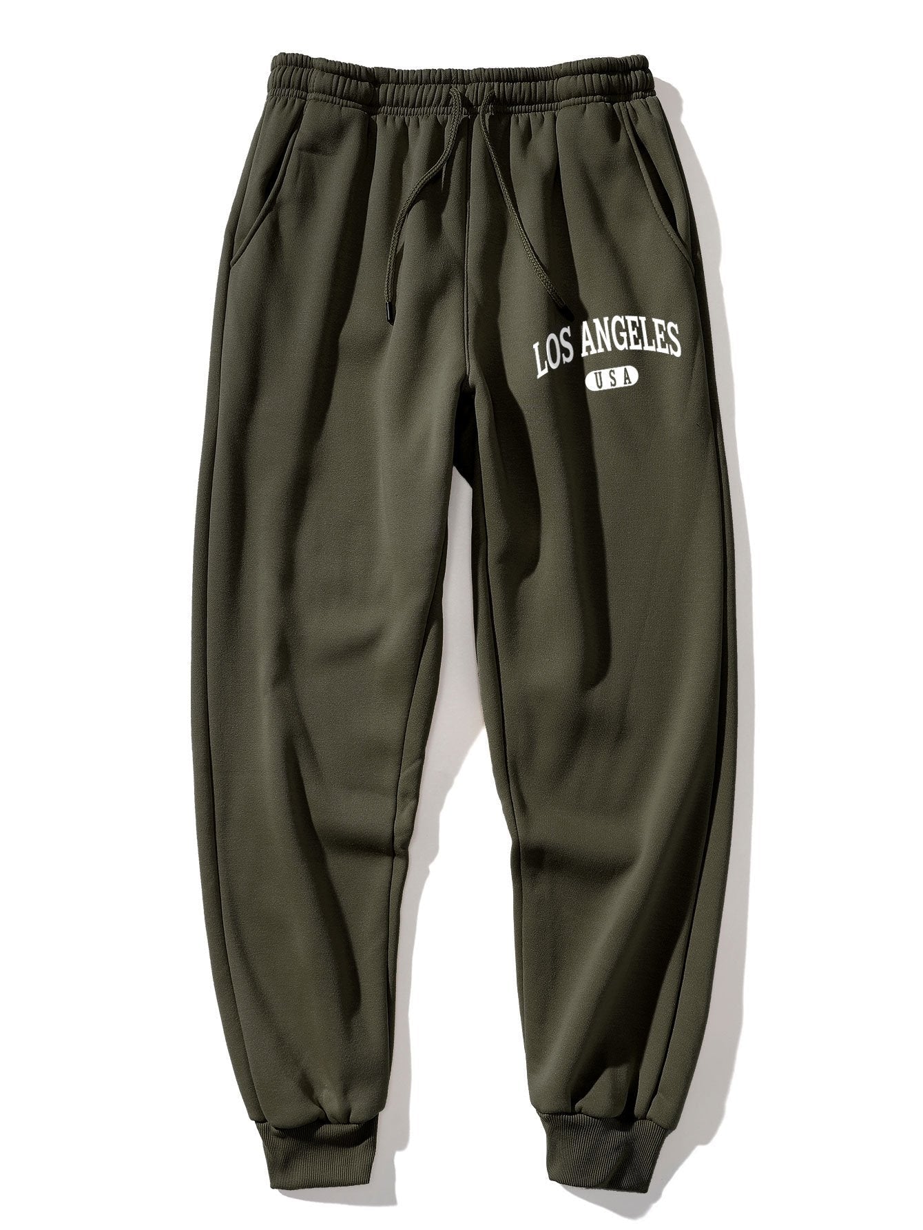 3 Pieces Los Angeles Print Jogger Pants