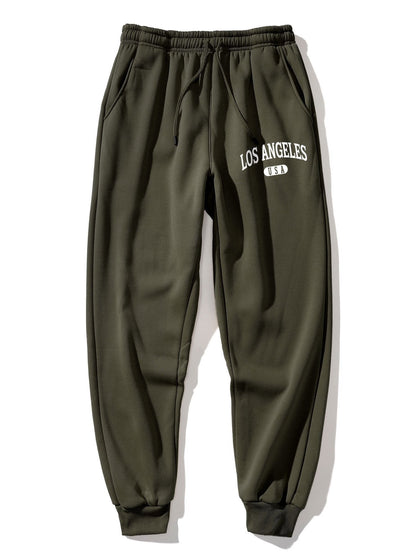 3 Pieces Los Angeles Print Jogger Pants