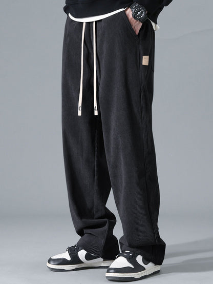 Straight Leg Corduroy Pants