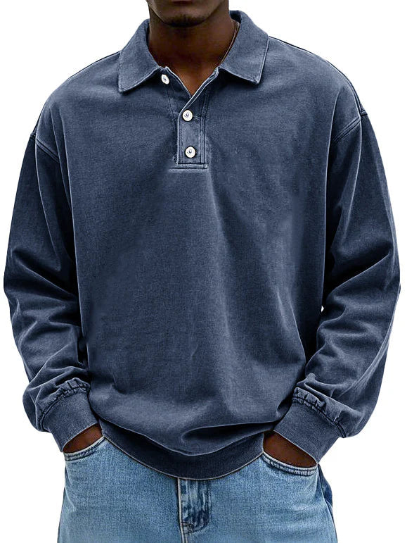 Ideal Relaxed Fit Collared Polo