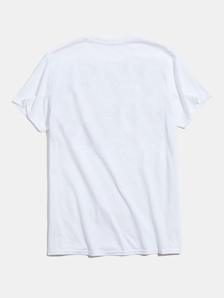 Poker Spades Graphic Crew Neck T-Shirts